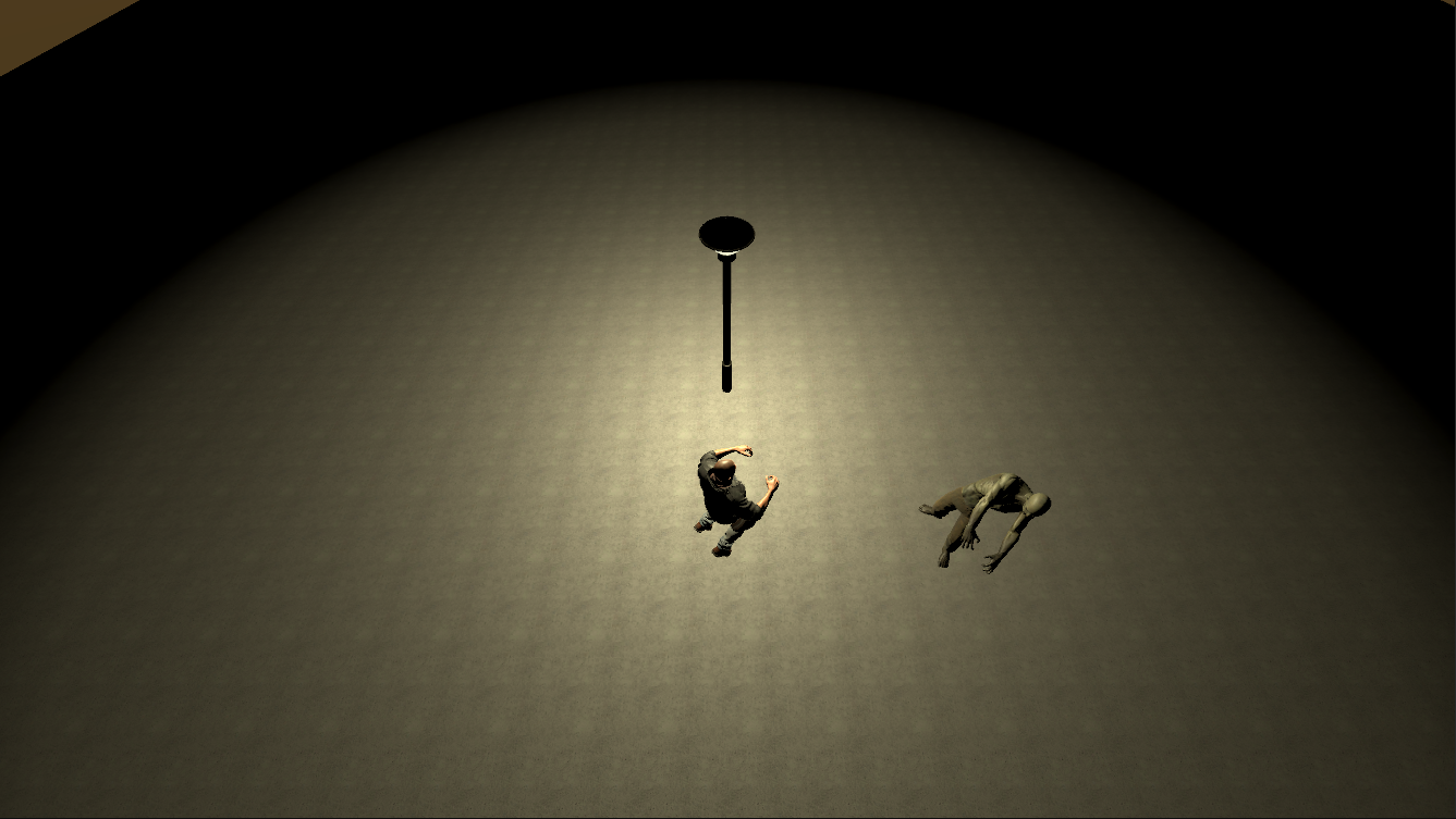 The project with full character models in place