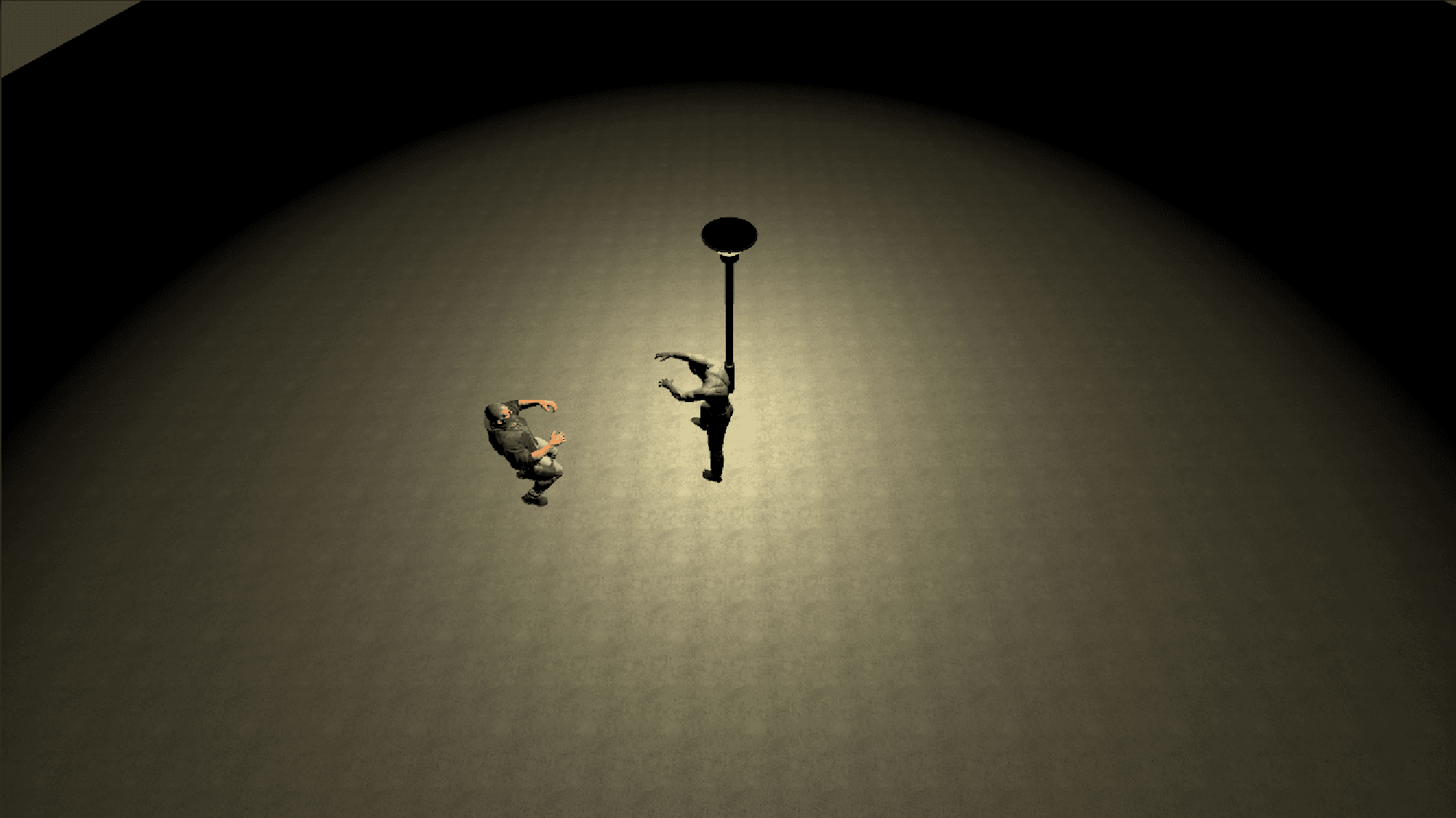 The project with full character models in place