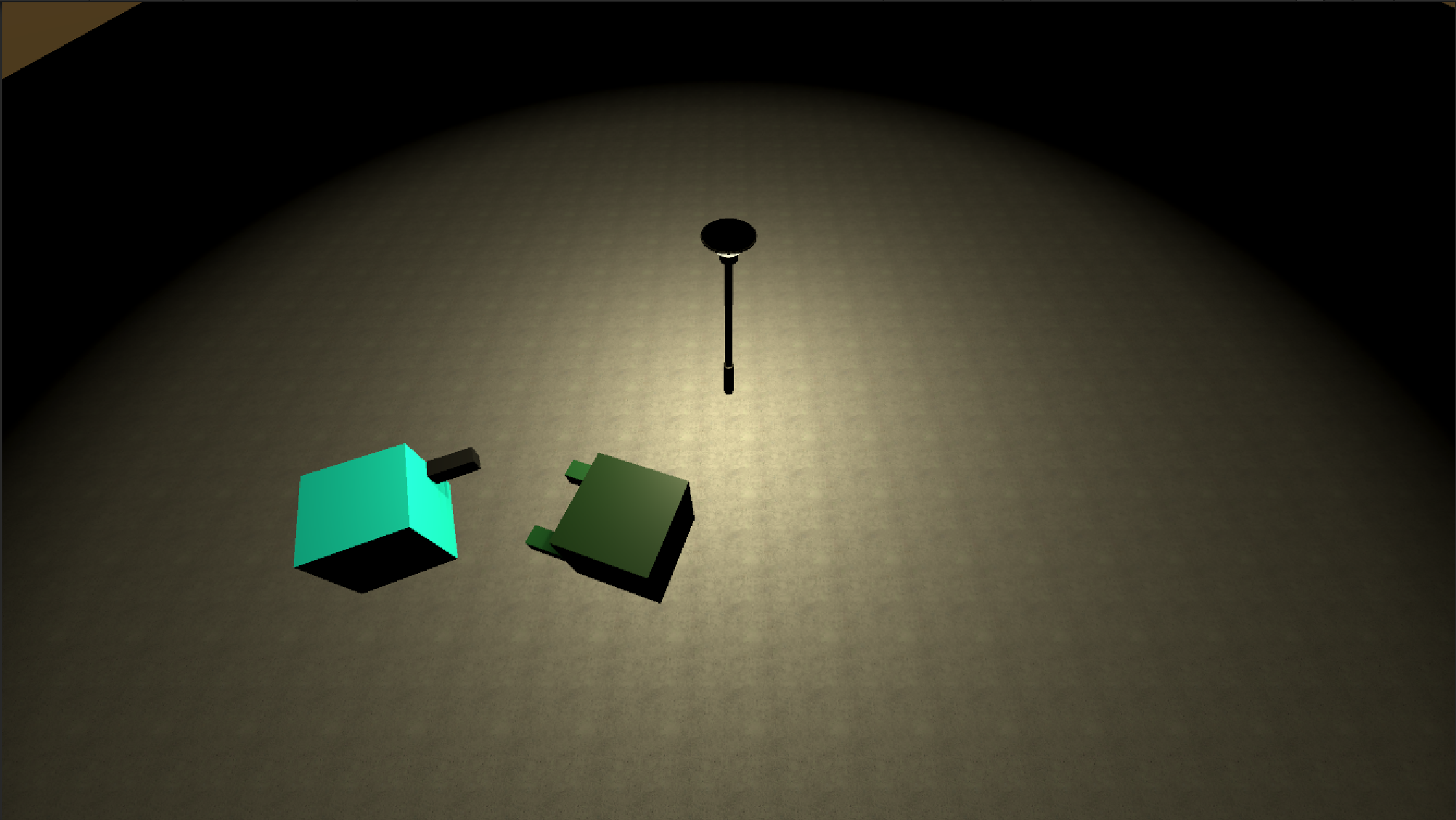Zombie prototype rebuilt with primitive cubes